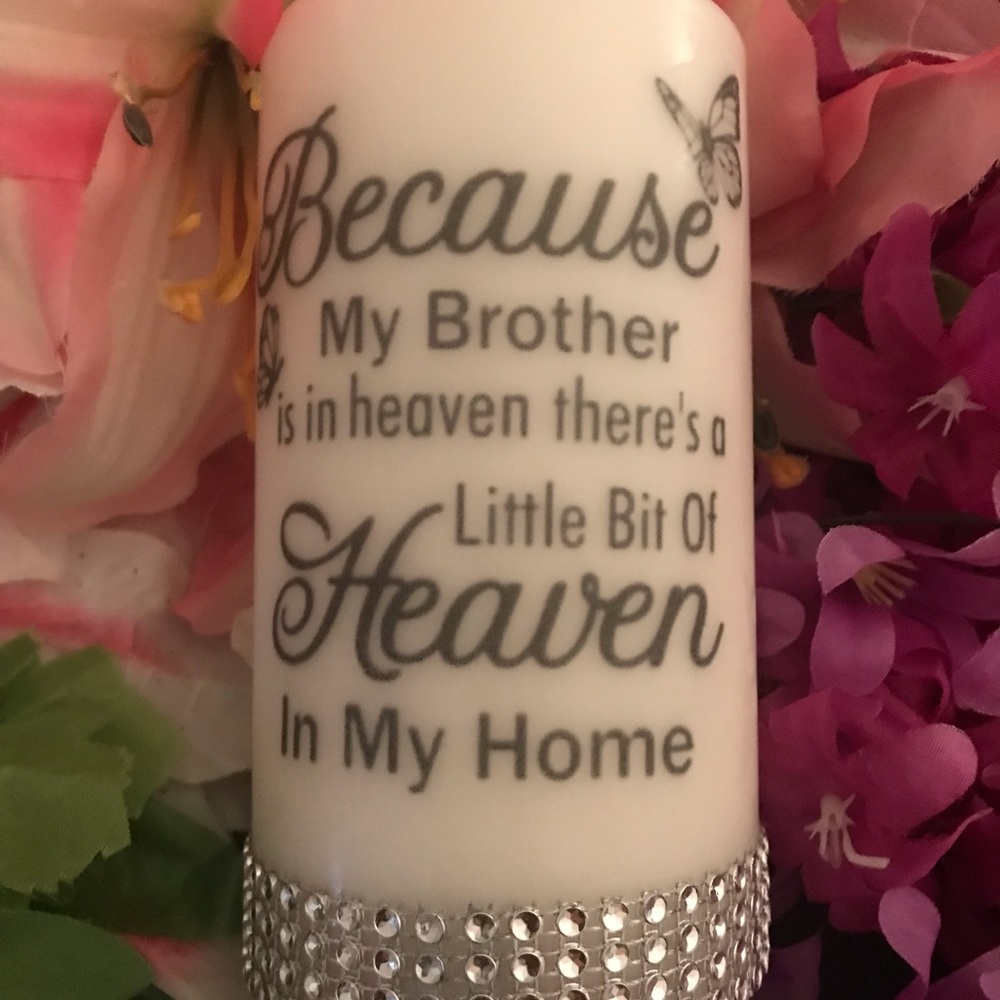 In memory of a brother keepsake!